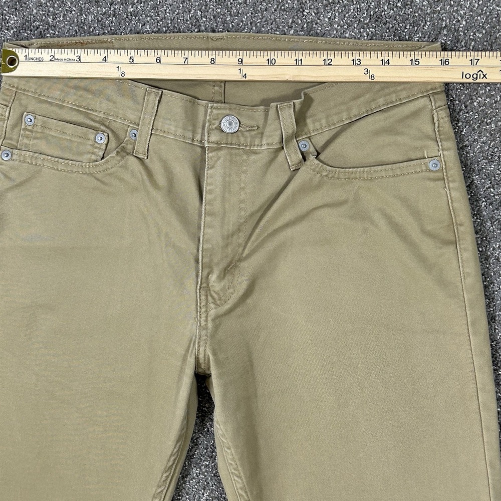 Levi's 511 Slim Fit Pants Men's 32x30 5-Pocket Khaki Tan Stretch $70 - Picture 9 of 10